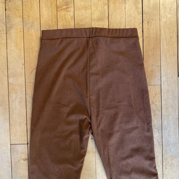 Kirious Corduroy Pants Women’s Size Small Stretch Skinny Slit Bottom Side Zip - Picture 13 of 15